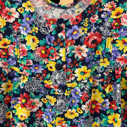 Black Floral Romper