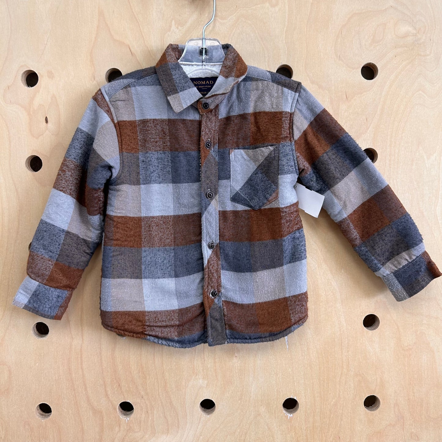 Sherpa Lined Plaid Shacket