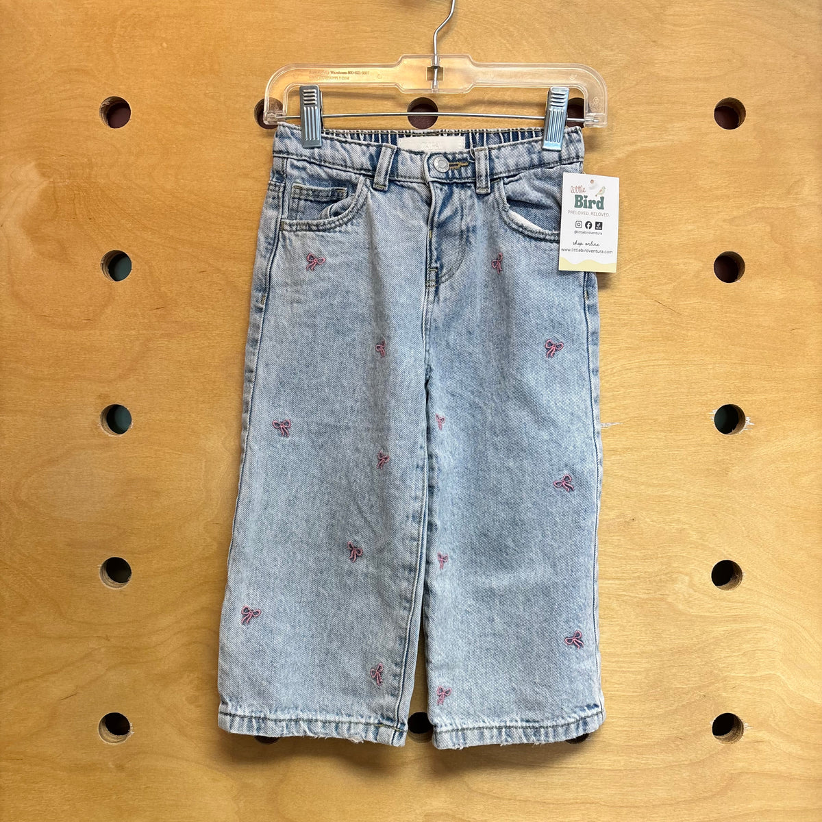 Light Wash Bows Denim