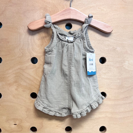 Organic Green Textured Romper