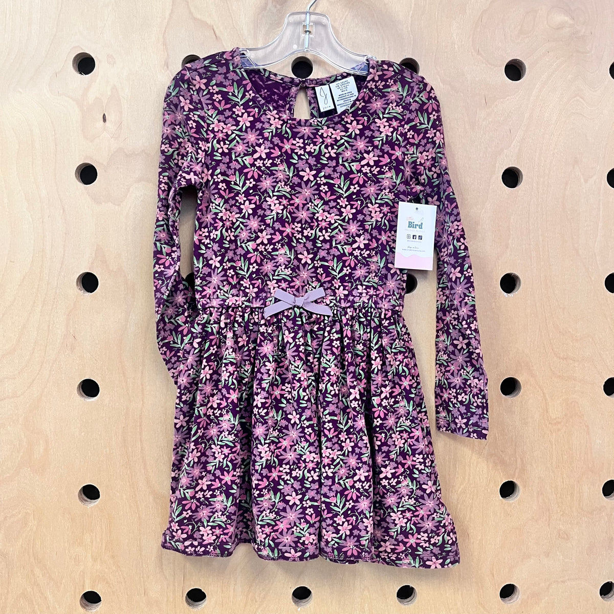 Purple Floral Dress