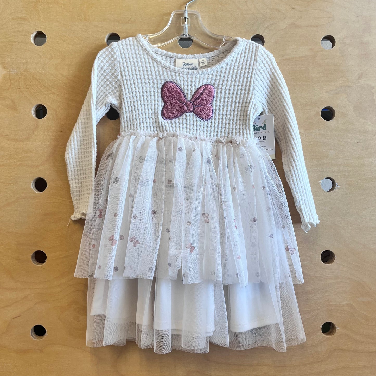 Cream Tulle Minnie Dress