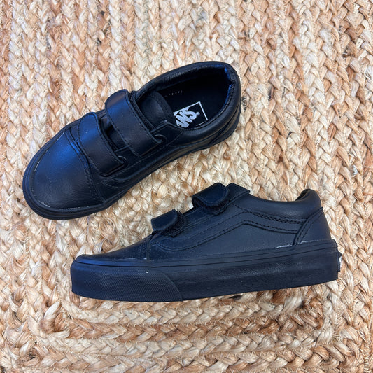 Black Old Skool Velcro Shoes