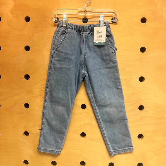 Denim Pull On Pants