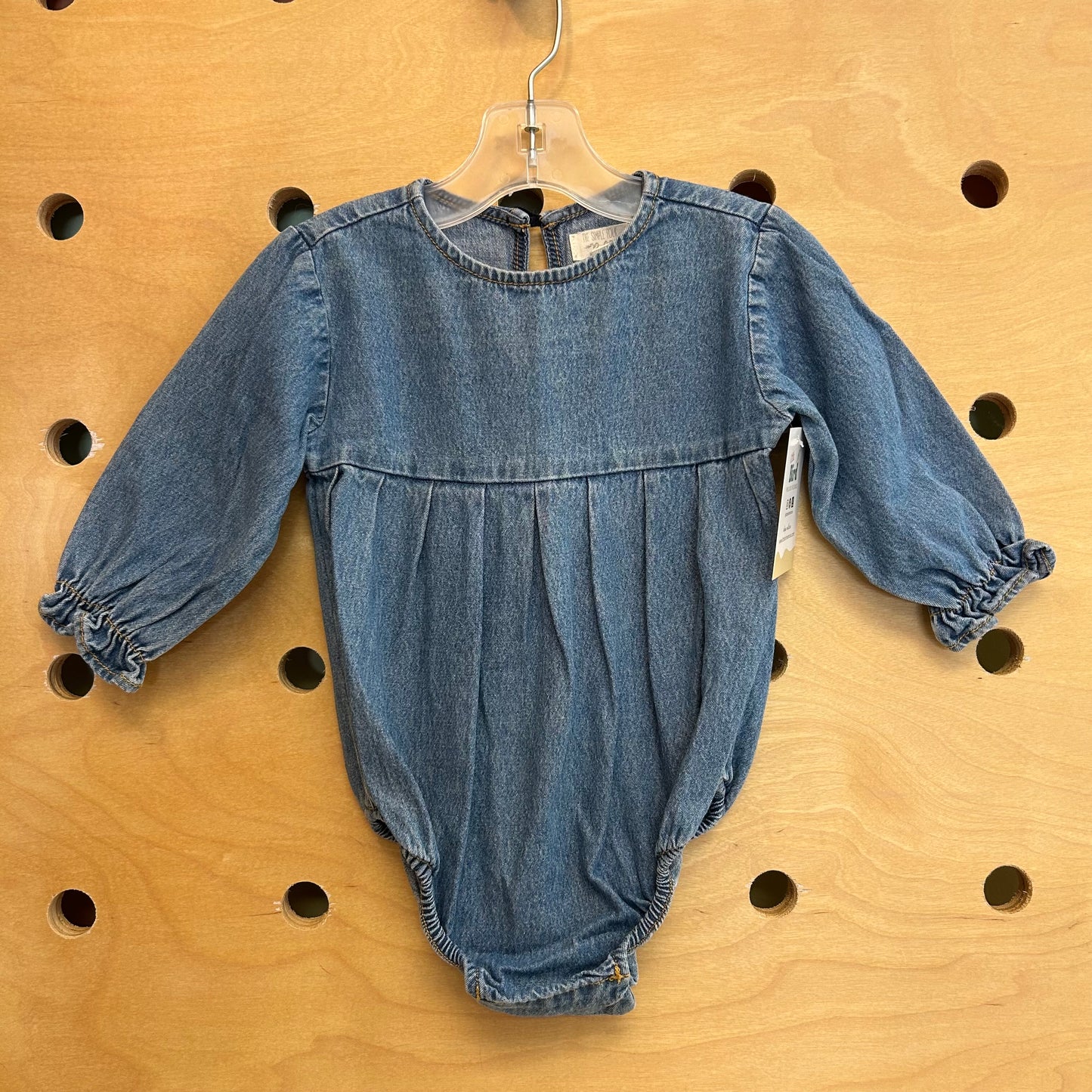 Denim Bubble Romper