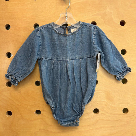 Denim Bubble Romper