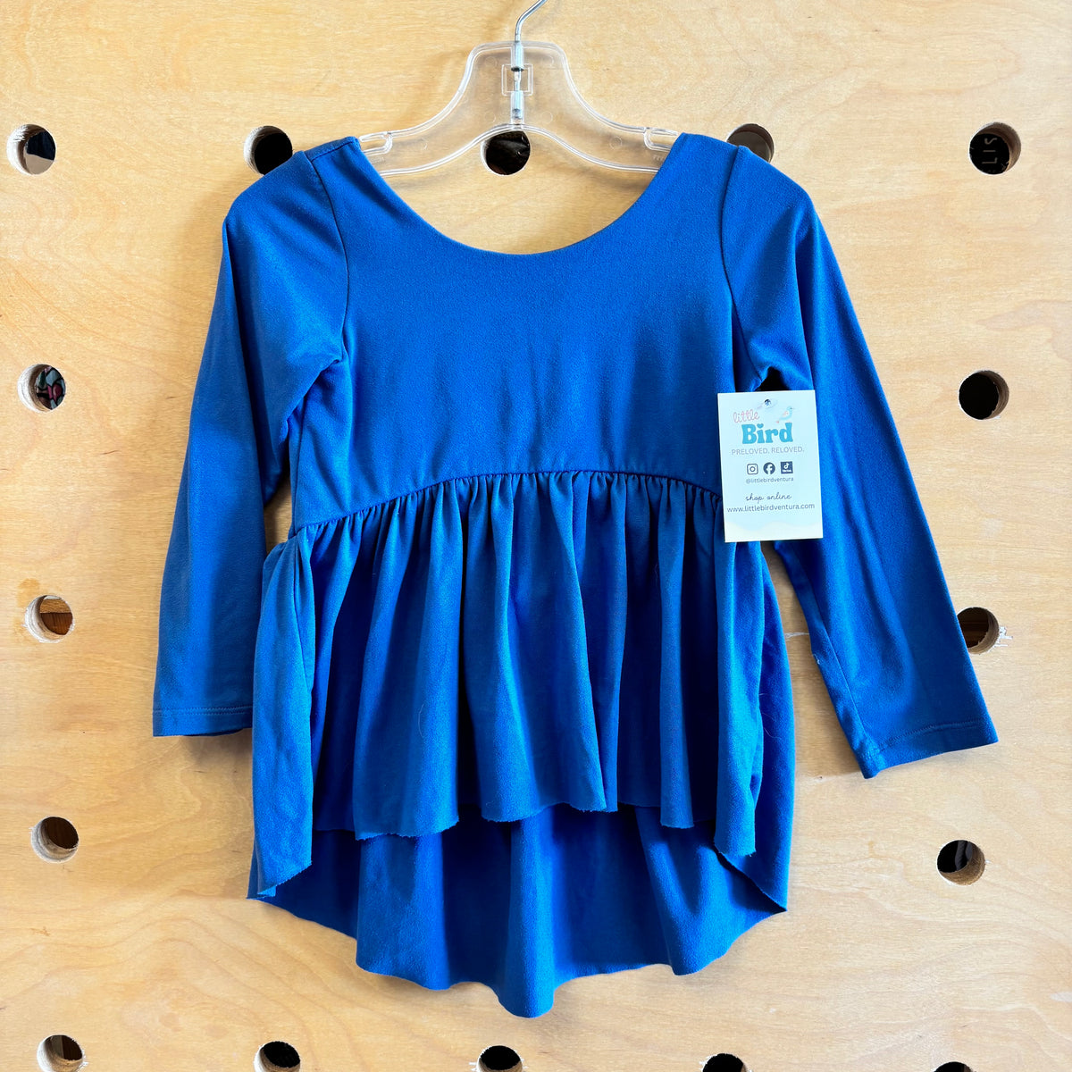 Blue Soft Baby Doll Top