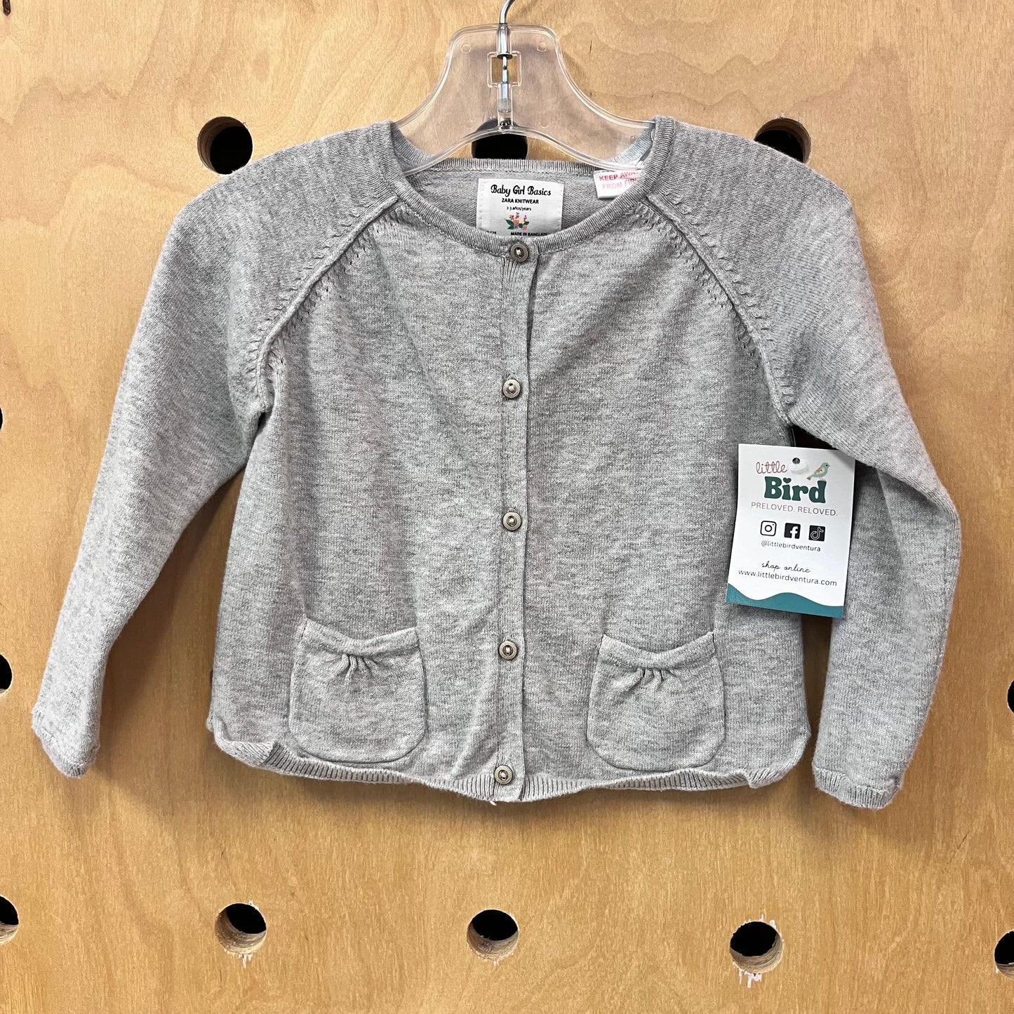 Grey Cardigan