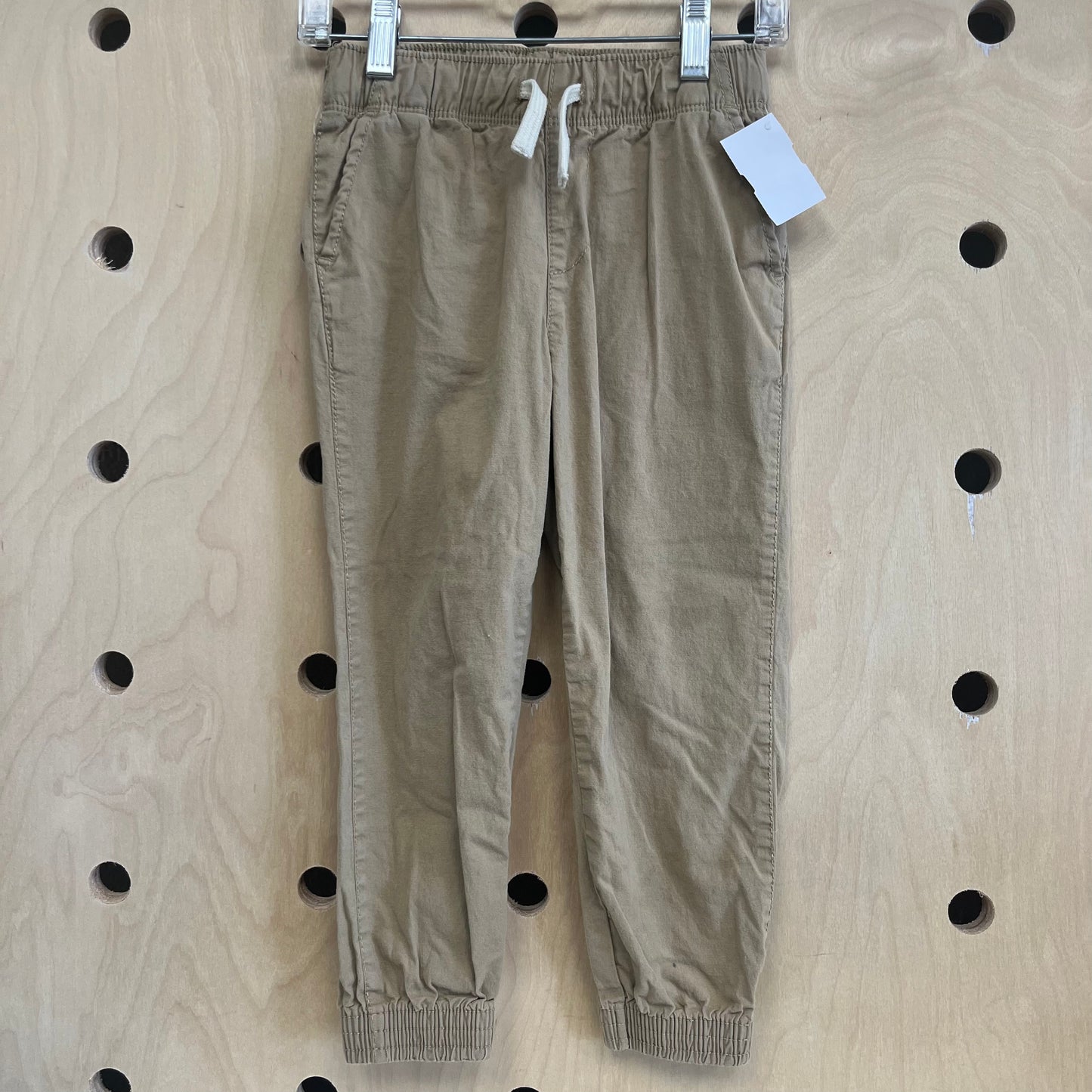Khaki Drawstring Joggers