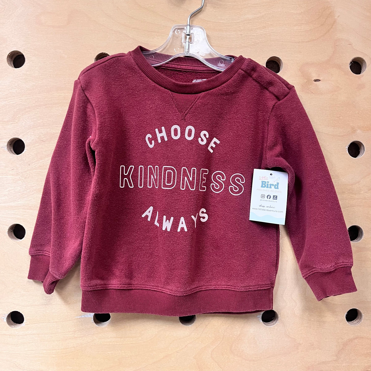 Brick Red Choose Kindness Sweatshirt