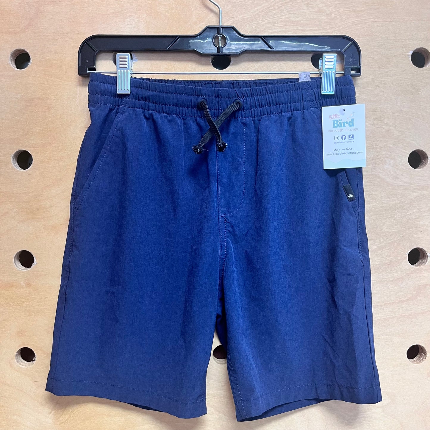 Navy Quick Dry Drawstring Shorts