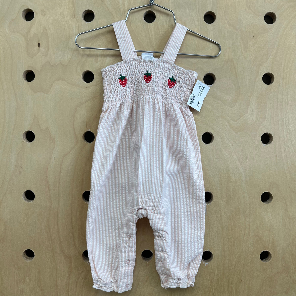Pink Strawberries Romper