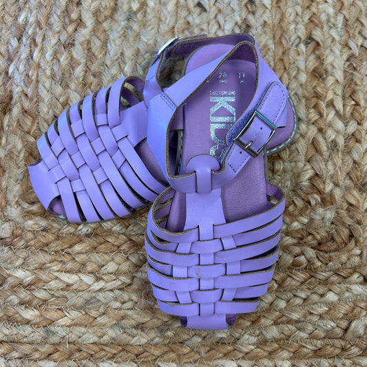 Lavender Basket Weave Sandals