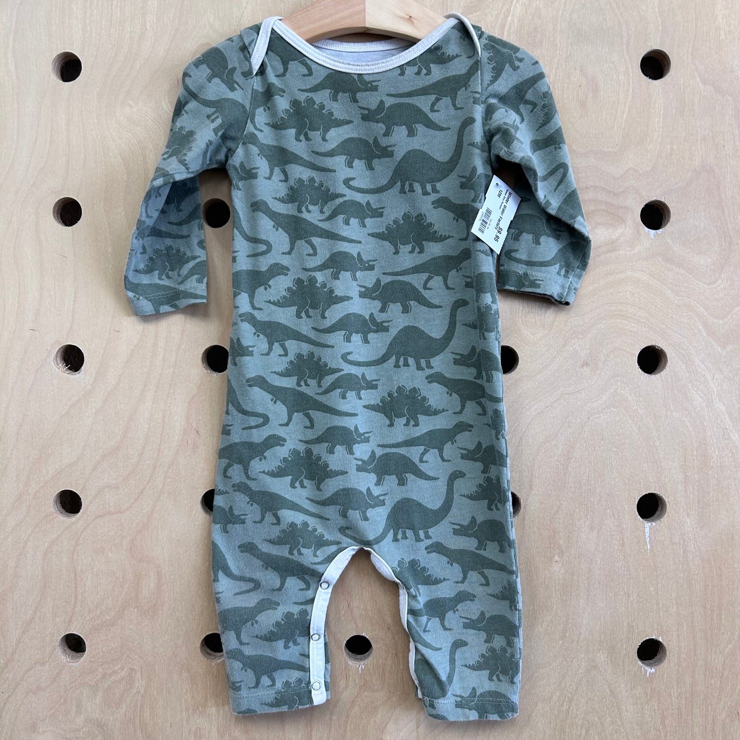 Green Dino Romper