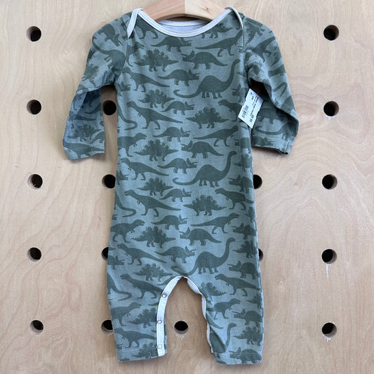 Green Dino Romper