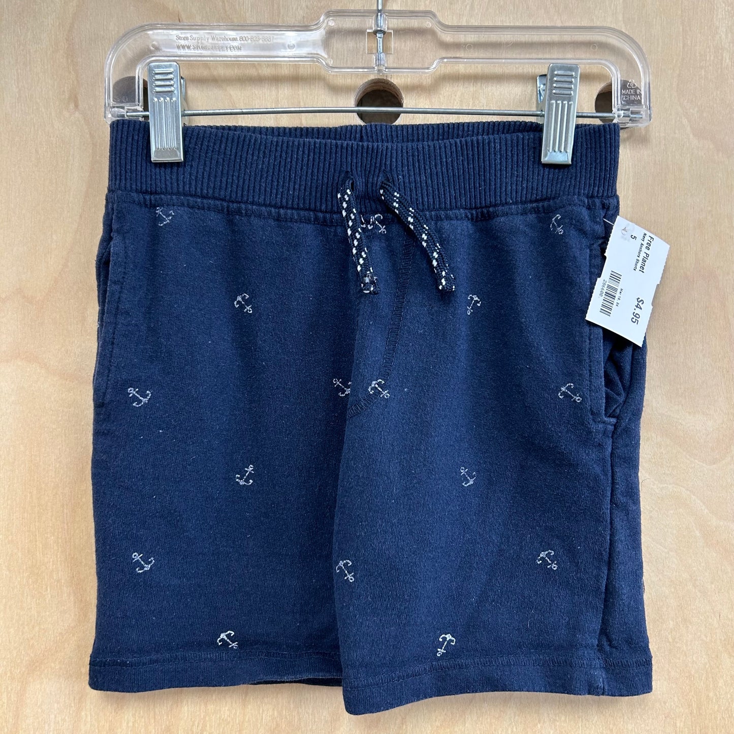 Navy Anchors Shorts