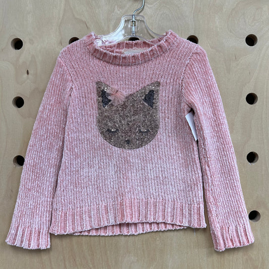 Pink Soft Kitty Sweater