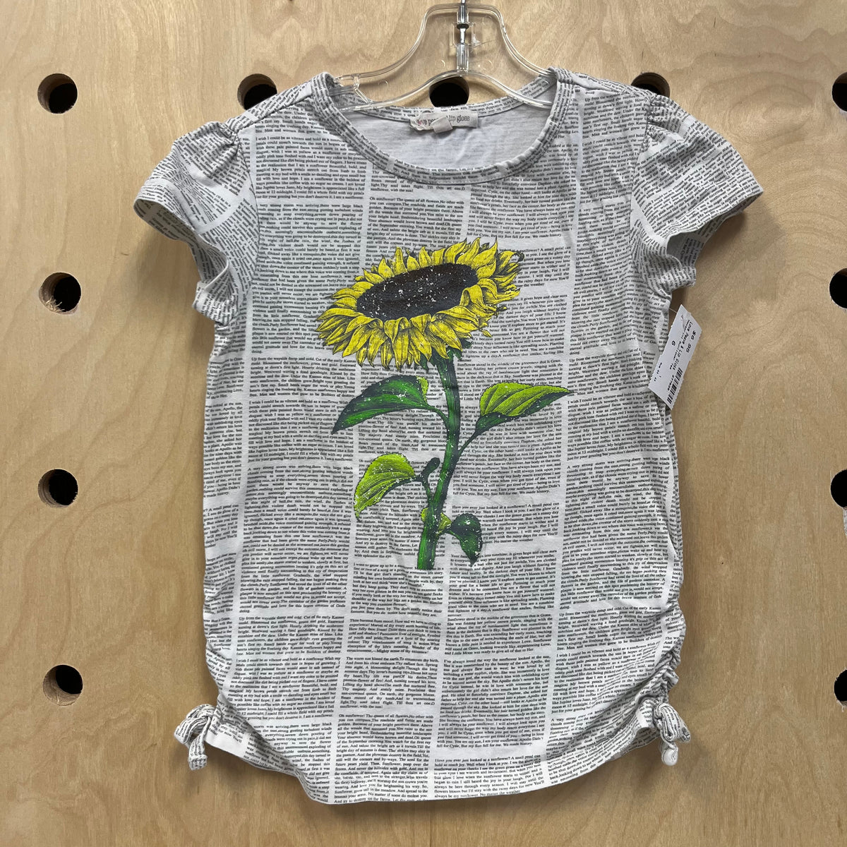 Newsprint Sunflower Tee