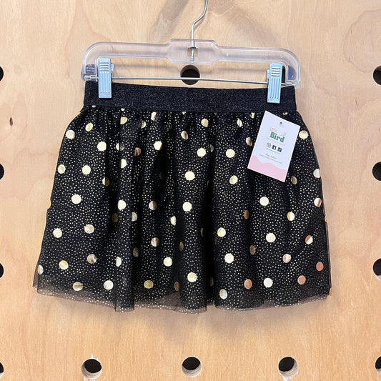 Black + Gold Tulle Skirt