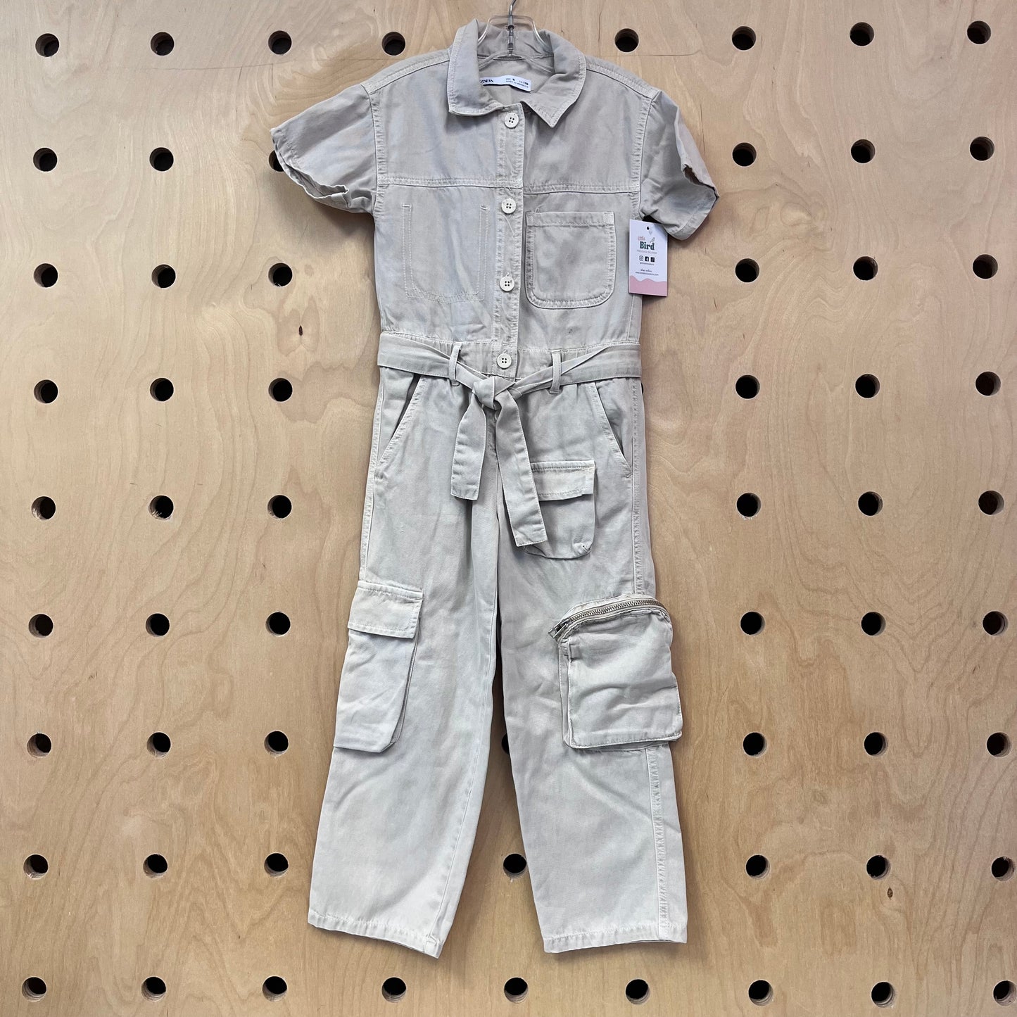 Beige Coveralls