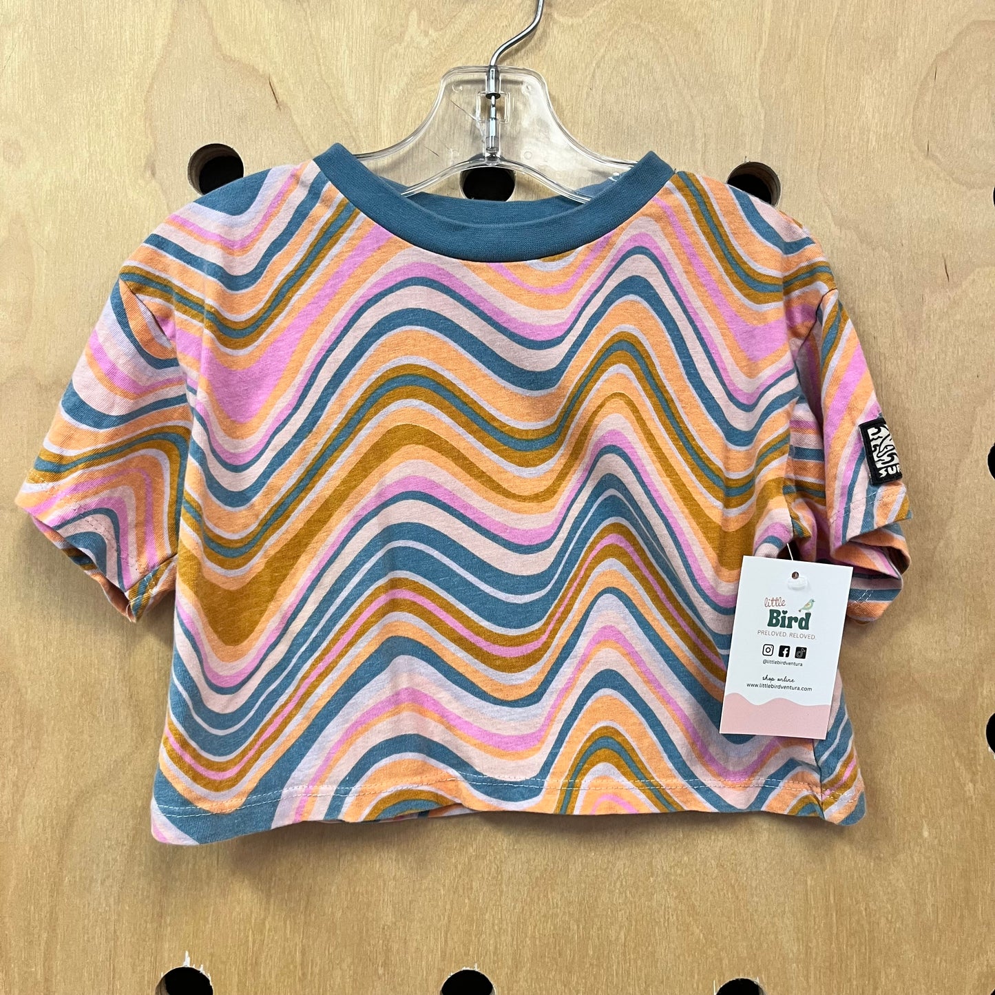 Swirls Surfs Up Crop Tee