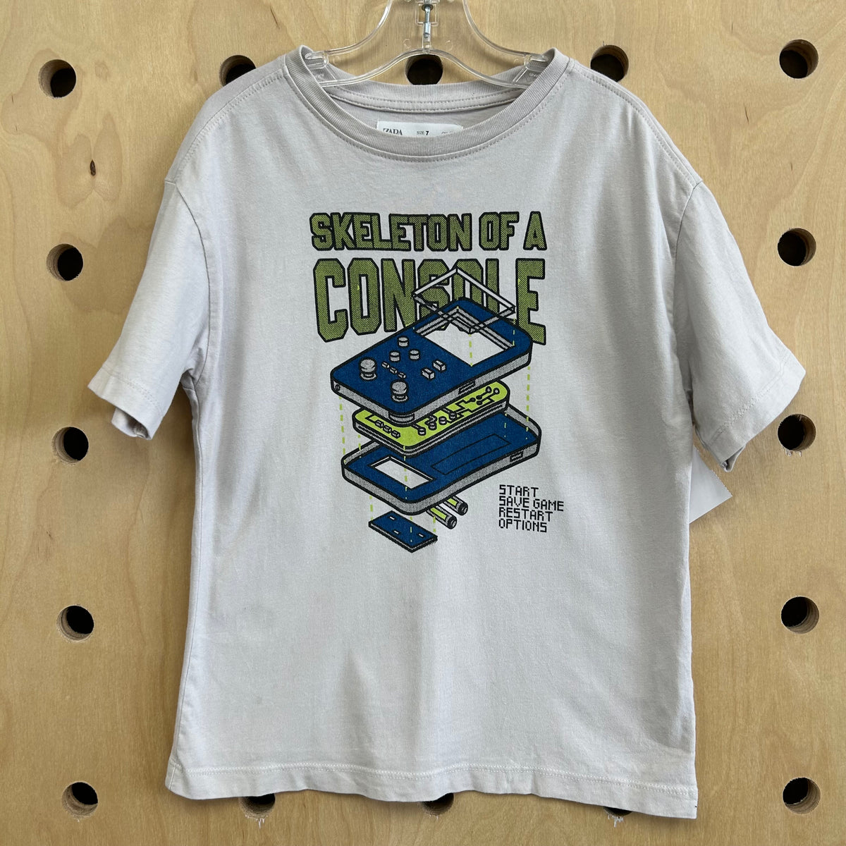 Off White Skeleton of a Console Tee