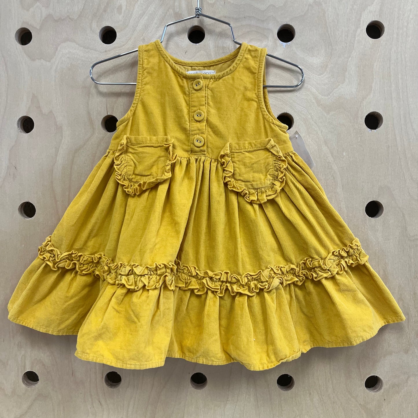 Mustard Cord Dress