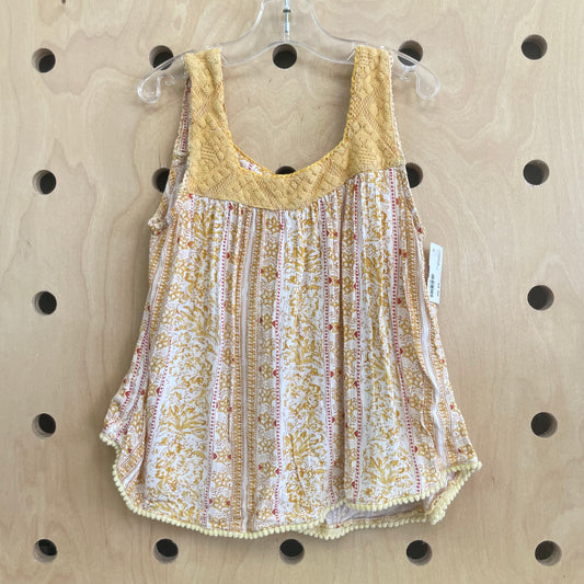 Marigold Floral Tank