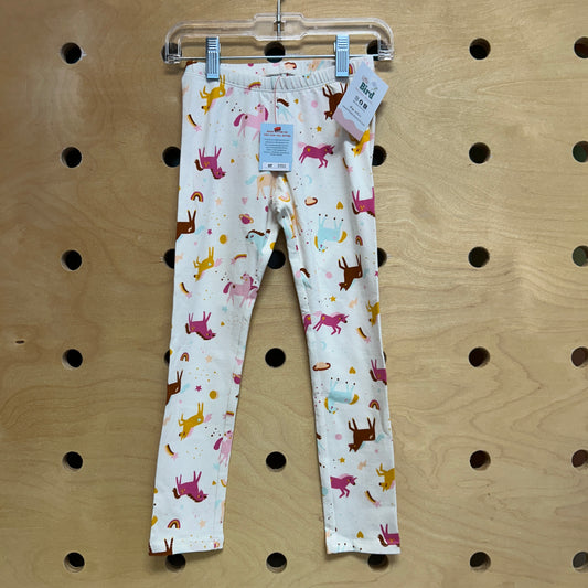 White/Colorful Unicorn Leggings NEW!