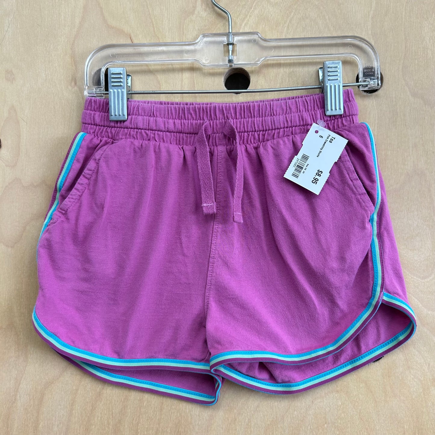 Pink Drawstring Shorts