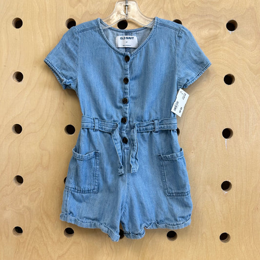 Denim Romper