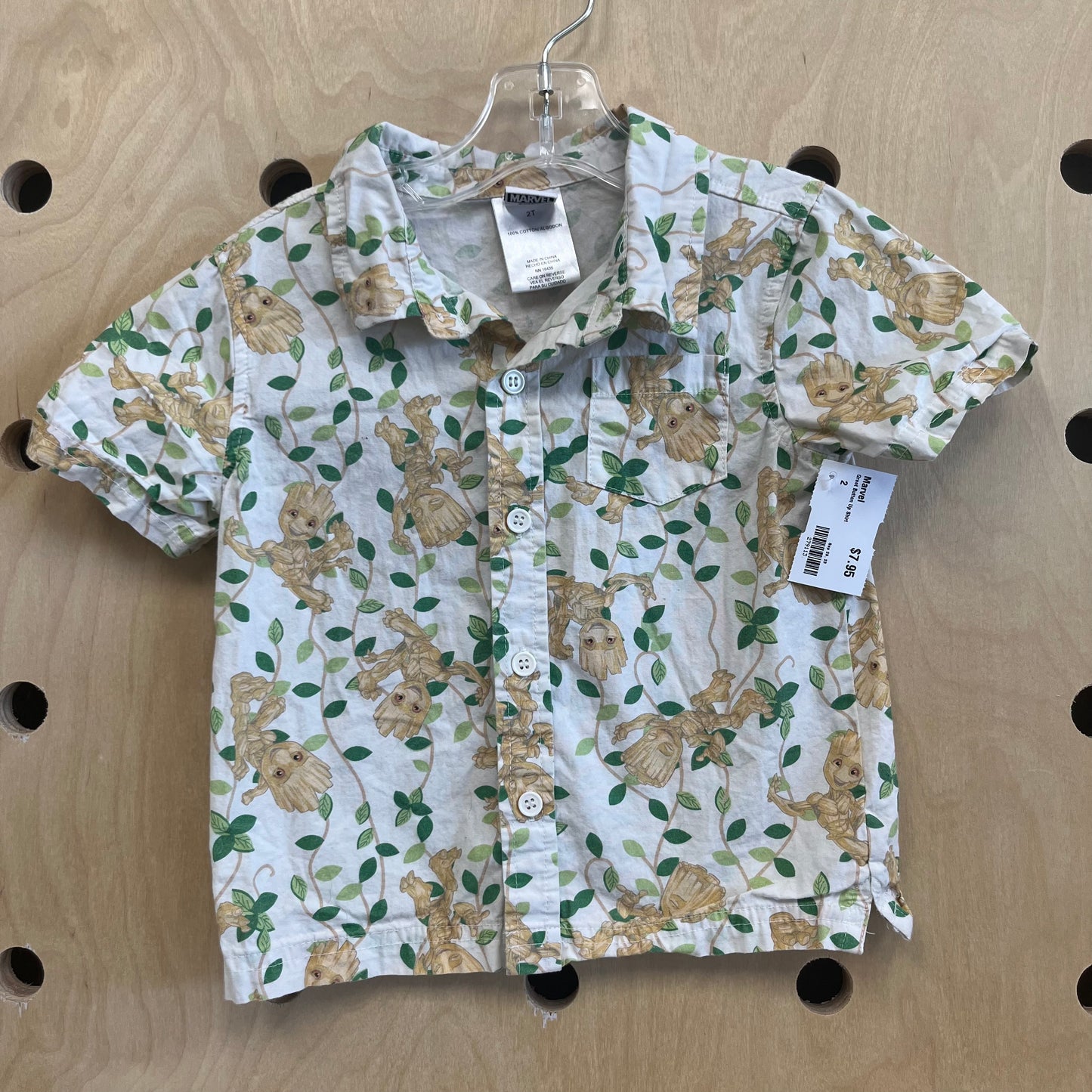Groot Button Up Shirt