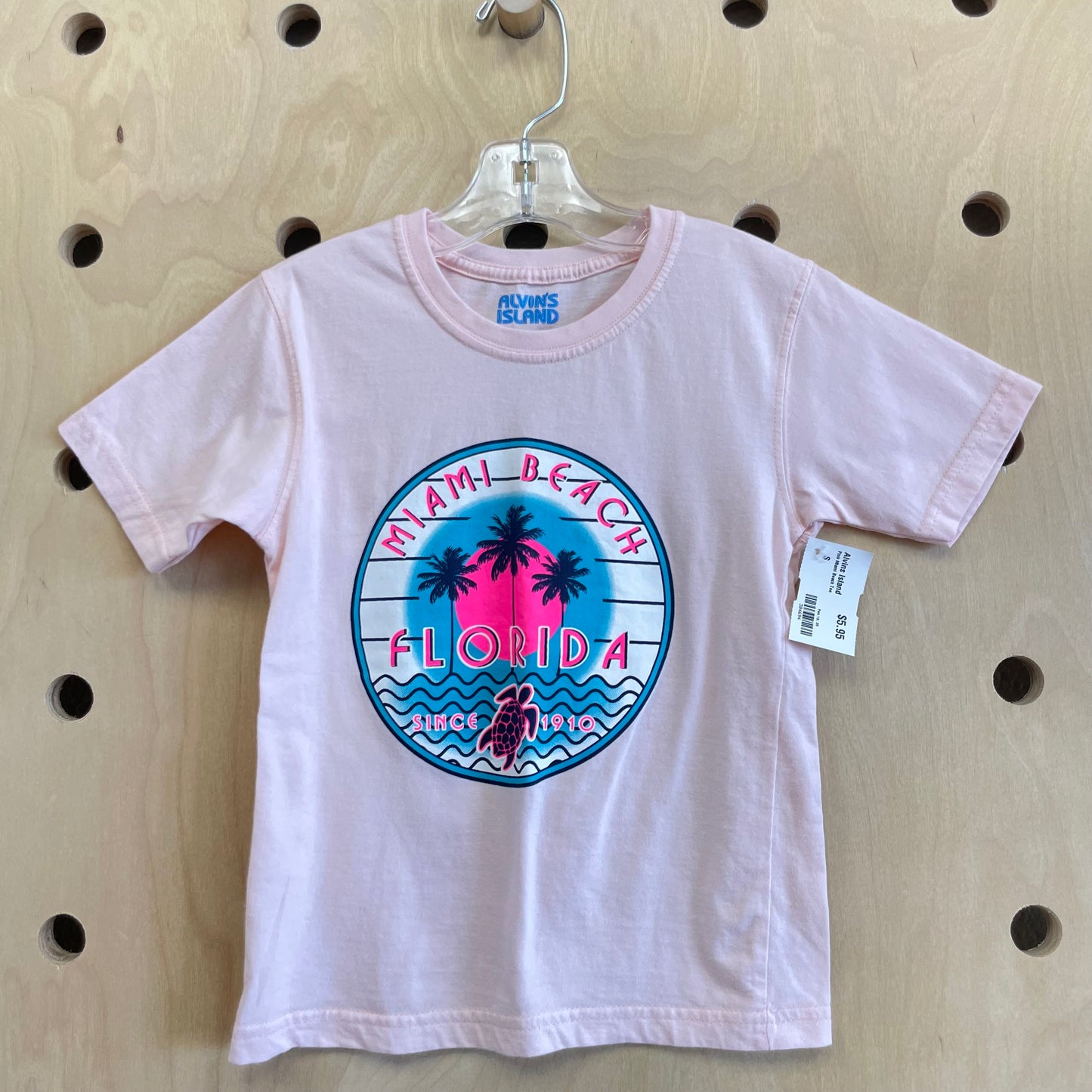 Pink Miami Beach Tee