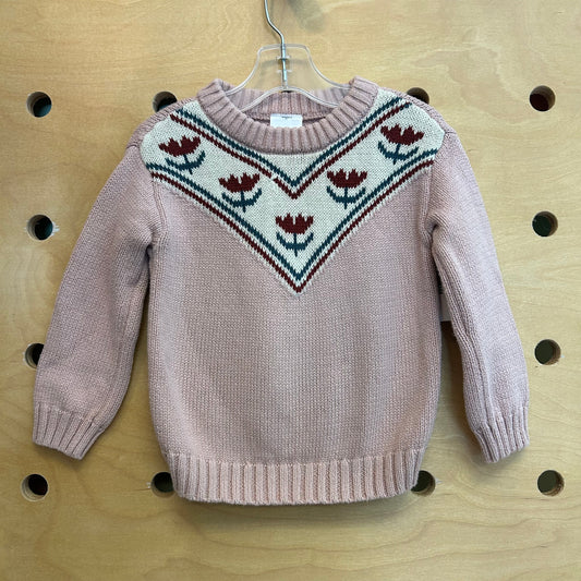 Pink Tulips Sweater