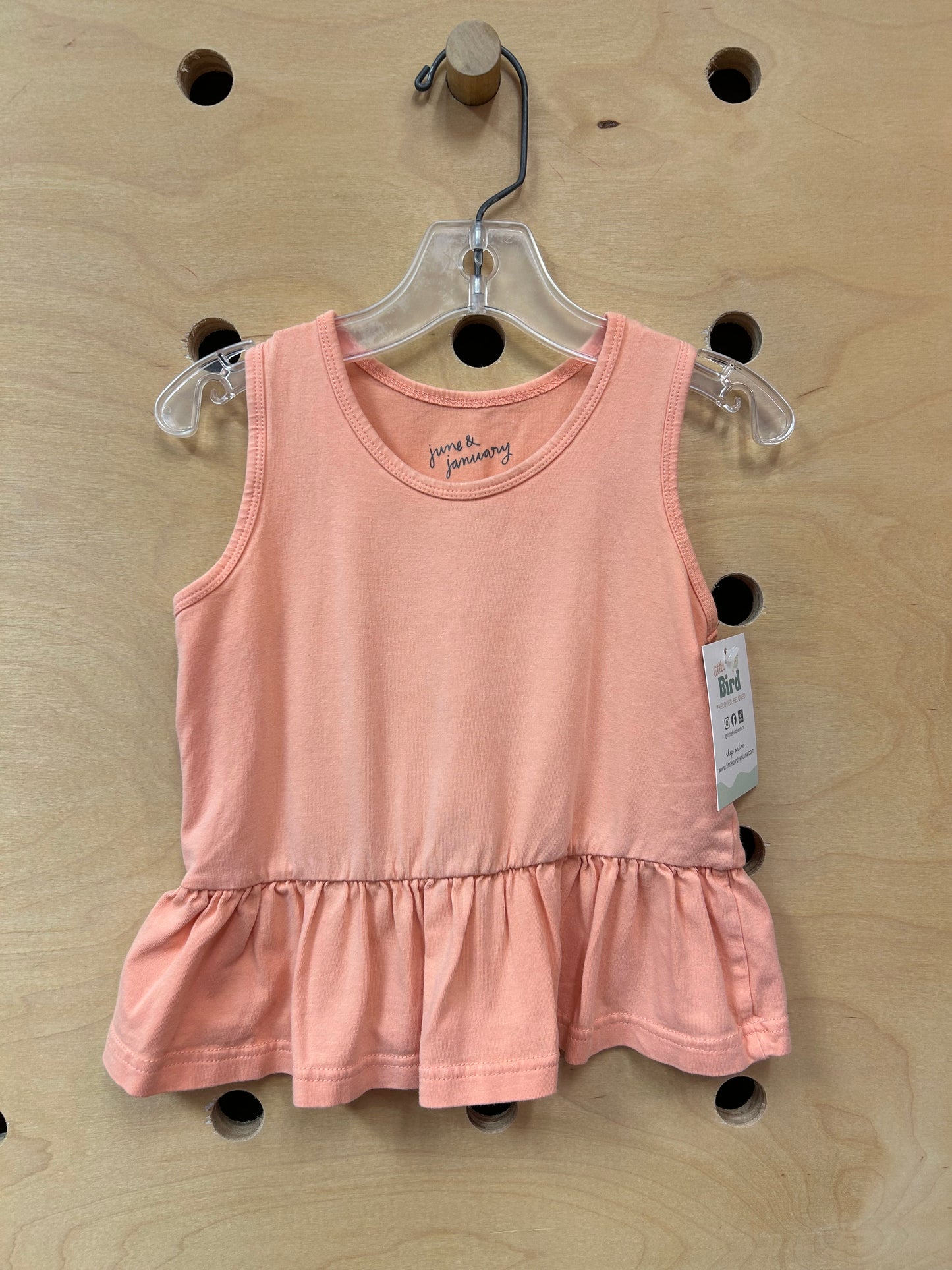 Peach Cotton Blend Tank