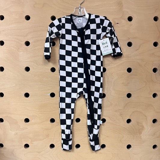 B&W Checker Bamboo Pajamas