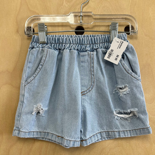 Denim Distressed Shorts