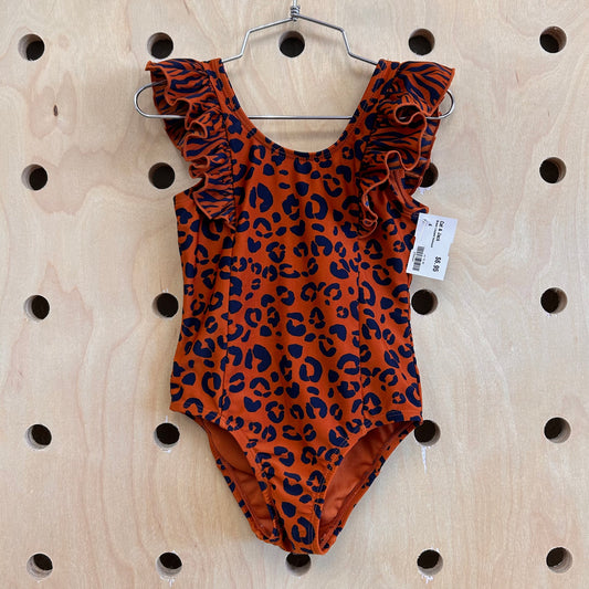 Brown Leopard Swimsuit