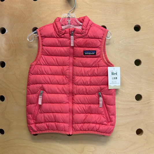 Baby Down Sweater Vest Pink