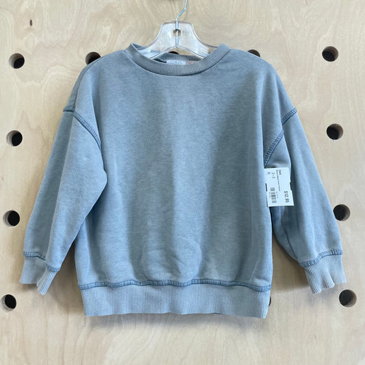 Mineral Washed Green Pullover