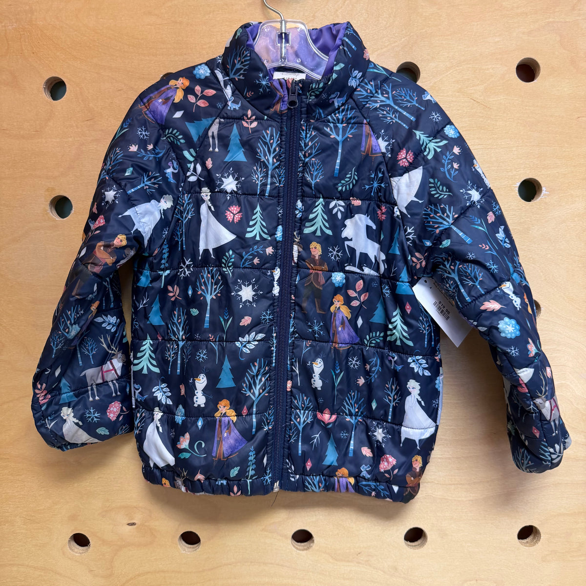 Navy Frozen Puffer Jacket