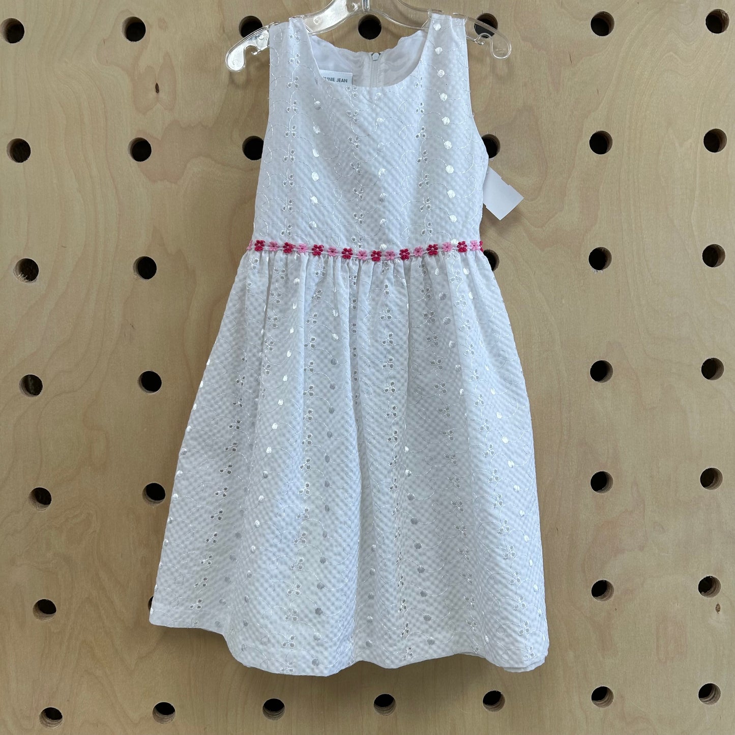 White Eyelet Spring Dress