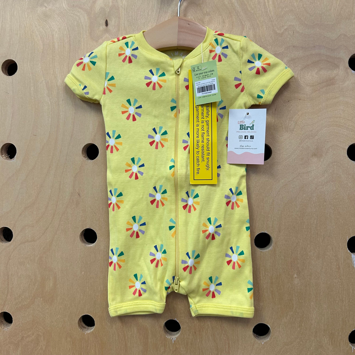 Organic Rainbow Sun Zip Shortie NEW!