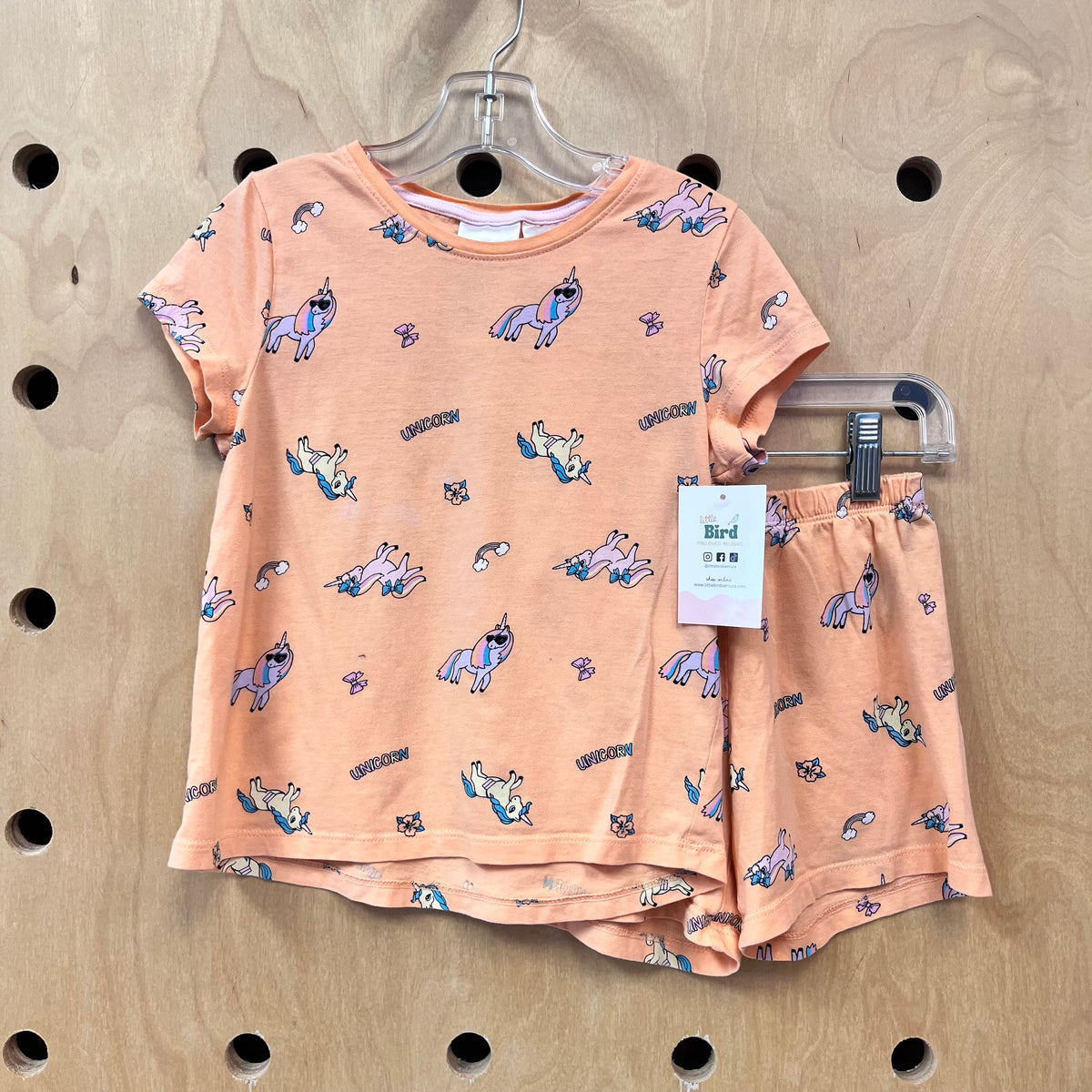 Orange Unicorn Pajamas
