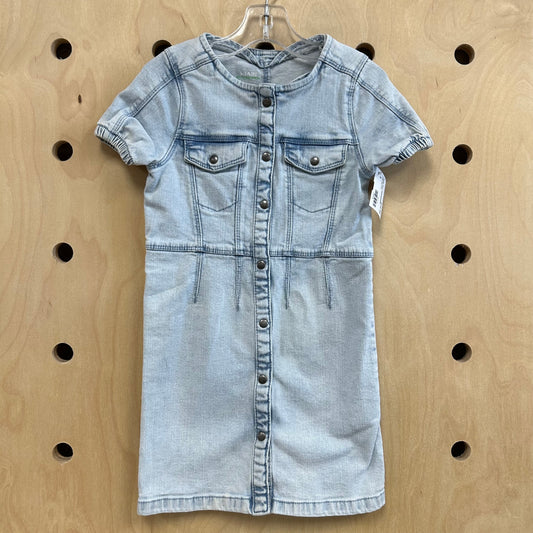 Denim Snap Dress