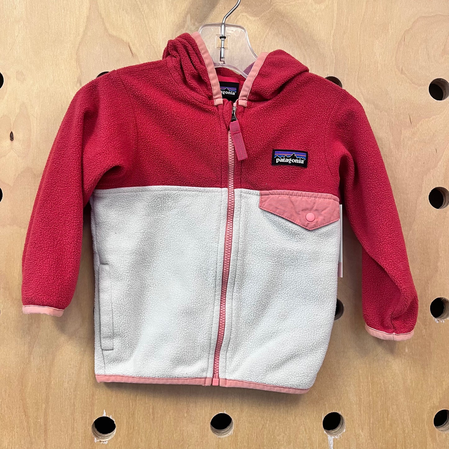 Pink & Cream Micro D Snap T Jacket