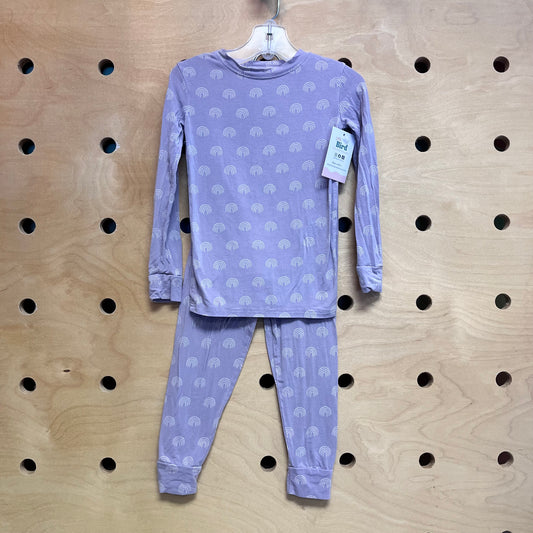 Lavender Rainbows Bamboo Pajamas