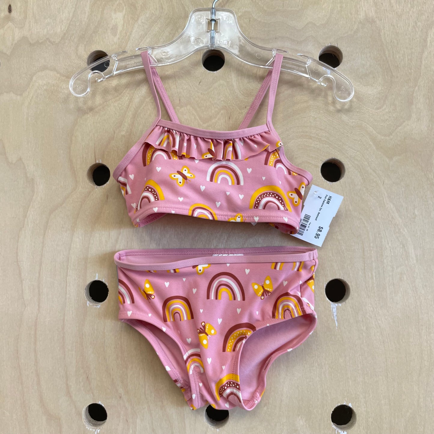Pink Rainbow 2pc. Swimsuit