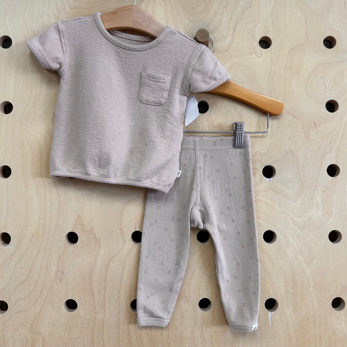 Organic Tan + Peach Outfit