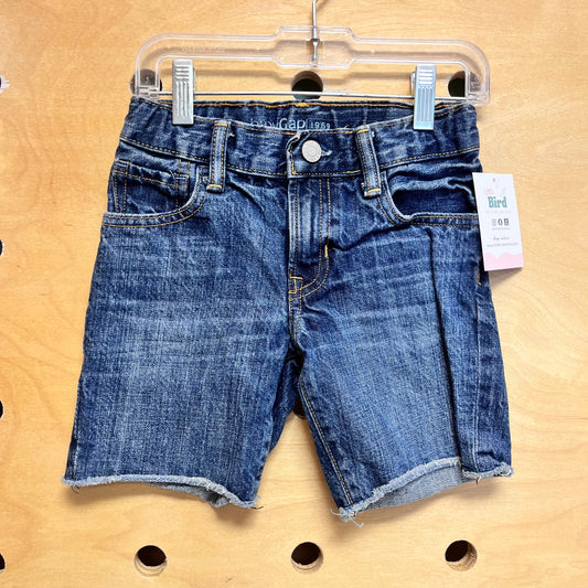 Raw Hem Denim Shorts